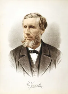 John Tyndall, Irish-born British physicist and populariser of science, c1880 John Tyndall, Irish-born British physicist and populariser of science, c1880