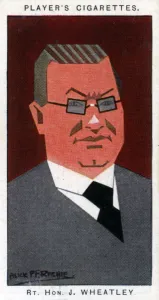 John Wheatley, Scottish politician, 1926.Artist: Alick P F Ritchie John Wheatley, Scottish politician, 1926.Artist: Alick P F Ritchie