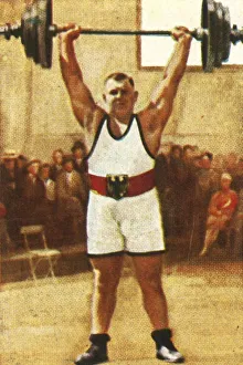 Related Images Gallery: Josef StraBberger, German weightlifting champion, 1928. Creator: Unknown