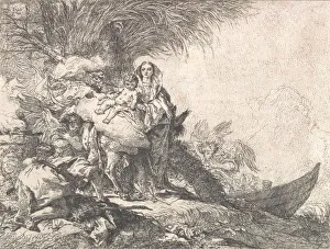 Joseph Adoring the Christ Child near a Smoking Altar, from the Flight into Egypt, 1752 Joseph Adoring the Christ Child near a Smoking Altar, from the Flight into Egypt, 1752