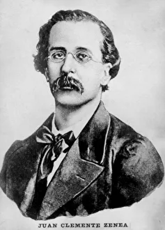 Juan Clemente Zenea, (1832-1871), 1920s. Artist: Unknown Juan Clemente Zenea, (1832-1871), 1920s. Artist: Unknown