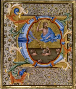 Prints of Last Judgment in an Initial C, ca. 1406-7 Painting Prints: Last Judgment in an Initial C Print, 1406-7