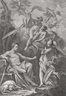 The Judgment of Paris, 1748-88. Creator: Fabio Berardi The Judgment of Paris, 1748-88. Creator: Fabio Berardi