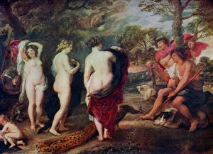 Rubens Gallery: The Judgment of Paris, c1635-1638, (1912).Artist: Peter Paul Rubens