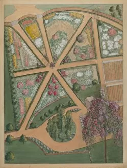 Mapmaking Gallery: Jumel Estate #5, c. 1936. Creator: Virginia Richards