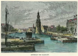 The Kalkmarkt, Amsterdam, Netherlands, c1880.Artist: Taylor The Kalkmarkt, Amsterdam, Netherlands, c1880.Artist: Taylor