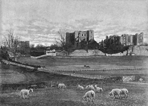 Kenilworth Castle, c1900. Artist: Grayson Clarke Kenilworth Castle, c1900. Artist: Grayson Clarke