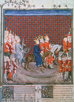 Images Dated 27th November 2006: King Charles IV entering Paris, (1375-1379)