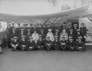 Queen Mary Of Teck Gallery: King George V and Queen Mary on board HMY Victoria and Albert, 1931. Creator