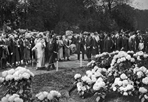 King George V and Queen Mary visit the annual spring flower show at Chelsea, London King George V and Queen Mary visit the annual spring flower show at Chelsea, London