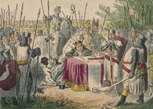King John Signing Magna Carta, 1215 Print