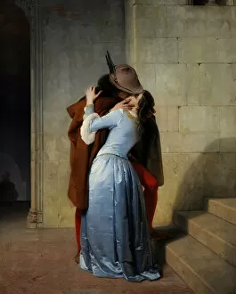 The Kiss. Artist: Hayez, Francesco (1791-1882)