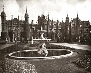 Neo-Gothic Architecture Collection: Knebworth House, Hertfordshire, 1894. Creator: Unknown