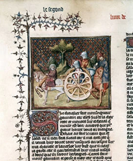 Images Dated 16th September 2005: The Knight of the Cart (Sir Lancelot), 1344
