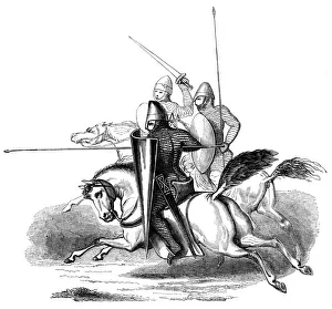 Knights of King Louis VI of France, c14th century (1849) Knights of King Louis VI of France, c14th century (1849)