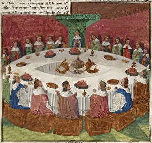 The Knights of the Round Table, ca 1475. Artist: Evrard d'Espinques (active 1440-1494)