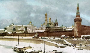 Print Collector12 Gallery: The Kremlin, Moscow, Russia, c1930s. Artist: Topical Press Agency