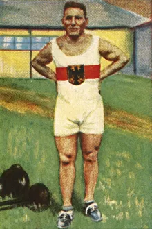 Related Images Gallery: Kurt Helbig, German weight-lifting champion, 1928. Creator: Unknown