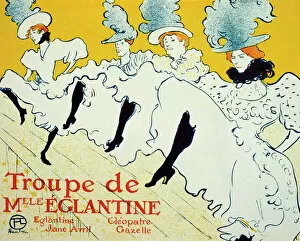Fin De Siecle Gallery: La Troupe De Mlle Eglantine, 1896. Artist: Henri de Toulouse-Lautrec