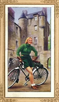 Lady Cyclist, 1939, 1939