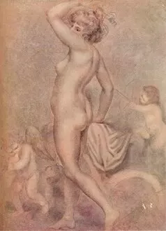 Posture Gallery: Lady Hamilton as the Goddess of Health, c1790, (1920). Creator: George Romney