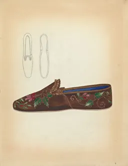 Ladys Slipper Print, 1935/1942