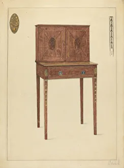 Lady's Writing Cabinet, c. 1953. Creator: Nicholas Gorid Lady's Writing Cabinet, c. 1953. Creator: Nicholas Gorid