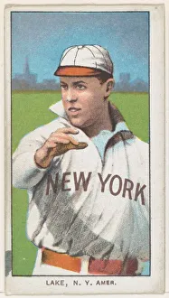 Lake, New York, American League, from the White Border series (T206) for the American T Lake, New York, American League, from the White Border series (T206) for the American T