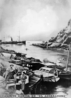 Landing of General Calixto Garcia, (1890), 1910s Landing of General Calixto Garcia, (1890), 1910s