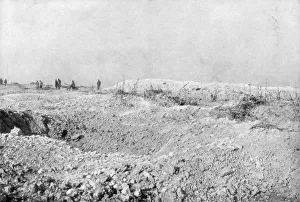 The landscape of Mort-Homme, Verdun, France, First World War, 1917 The landscape of Mort-Homme, Verdun, France, First World War, 1917