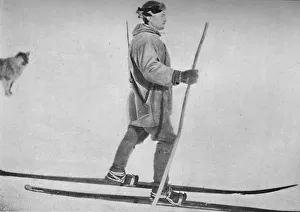 Lars Pettersen on Snow Shoes, c1893-1896, (1897) Lars Pettersen on Snow Shoes, c1893-1896, (1897)