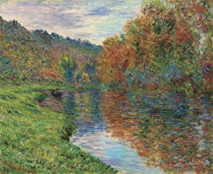 Autumn Landscape Gallery: Le bras de Jeufosse, automne, 1884. Creator: Monet, Claude (1840-1926)