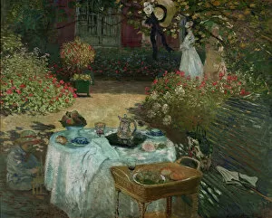 Still Life Gallery: Le dejeuner, 1873. Artist: Monet, Claude (1840-1926)