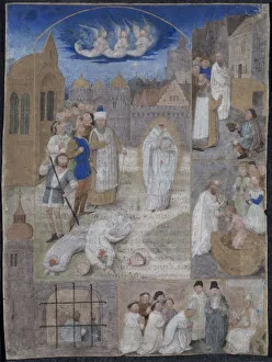 Leaf Excised from a Breviary of Charles the Bold and Margaret of York..., c. 1467-1470 Leaf Excised from a Breviary of Charles the Bold and Margaret of York..., c. 1467-1470