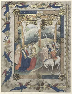 Leaf from a Missal: The Crucifixion (Frontispiece for the Canon of the Mass), c. 1440-1450 Leaf from a Missal: The Crucifixion (Frontispiece for the Canon of the Mass), c. 1440-1450
