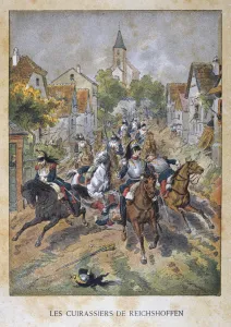 Les Cuirassiers de Reichshoffen, 6th August 1870, Franco-Prussian War, 1870-1871 Les Cuirassiers de Reichshoffen, 6th August 1870, Franco-Prussian War, 1870-1871