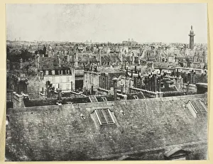 Les Toits de Paris (Vue de la rue Castiglione?), 1842/50, printed 1865 Les Toits de Paris (Vue de la rue Castiglione?), 1842/50, printed 1865