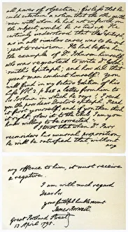 Letter from James Boswell to Edmond Malone, 13th April 1795.Artist: James Boswell Letter from James Boswell to Edmond Malone, 13th April 1795.Artist: James Boswell