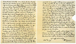 Images Dated 17th October 2006: Letter from William Cowper to William Unwin, 31st October 1779. Artist: William Cowper