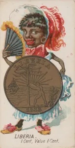 Related Images Gallery: Liberia, 1 Cent, from the series Coins of All Nations (N72