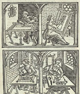 Libro quarto. De rechami per elquale se impara in diuersi modi lordine e il modo de re Libro quarto. De rechami per elquale se impara in diuersi modi lordine e il modo de re