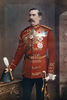 Lieutenant-General Sir Baker Creed Russell, commanding Southern District, 1902.Artist: Maull & Fox Lieutenant-General Sir Baker Creed Russell, commanding Southern District, 1902.Artist: Maull & Fox