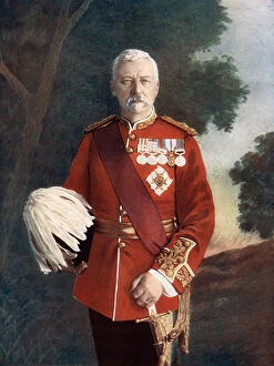 Images Dated 29th April 2006: Lieutenant General Sir Robert Low, 1900. Artist: Elliott & Fry
