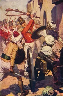 Poona Gallery: Lieutenant Pattinson at the Presence of Karyguam, 1818 (c1912)