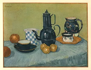 Still Life with Blue Enamel Coffeepot, Earthenware and Fruit, May 1888, (1947). Creator Still Life with Blue Enamel Coffeepot, Earthenware and Fruit, May 1888, (1947). Creator