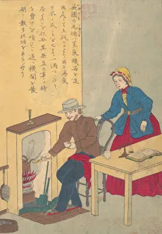 Lives of Great People of the Occident (Taisei ijin den): James Watt (1736-1819), ca. 1870 Lives of Great People of the Occident (Taisei ijin den): James Watt (1736-1819), ca. 1870