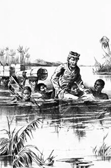 Livingstone Collection: Livingstone on his last journey, 19th century