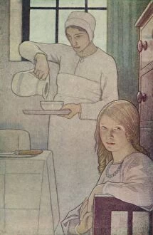 British Book Illustration Gallery: Lois and Her Nurse. From A Book of Quaker Saints. (L. V. Hodgkin.), 1923