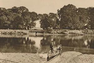Londons River at Isleworth Ferry Looking Towards the Green Glades of Kew Gardens, c1935 Londons River at Isleworth Ferry Looking Towards the Green Glades of Kew Gardens, c1935