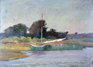 Images Dated 11th October 2006: Lone Boat, c1868-1917. Artist: Walter Clark
